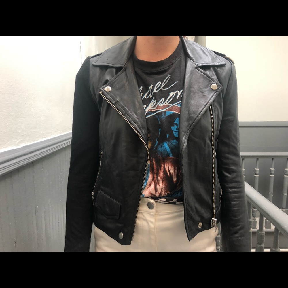 Oak leather Jacket